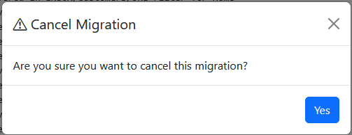 Cancel job